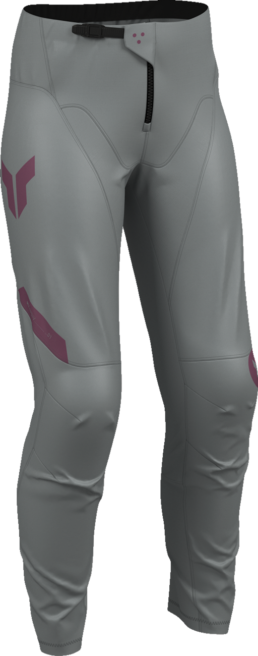 THOR Women’s Ridemode Menace Pants - Purple/Gray, US 15/16 - Part Number 2902-0488