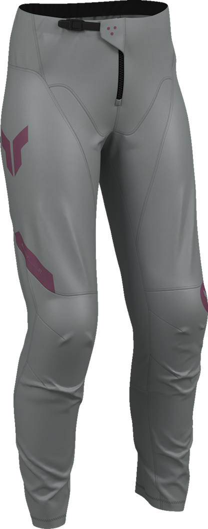 THOR Women’s Ridemode Menace Pants - Purple/Gray, US 15/16 - Part Number 2902-0488