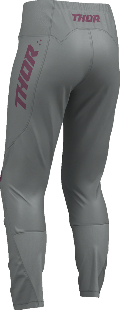 THOR Women’s Ridemode Menace Pants - Purple/Gray, US 15/16 - Part Number 2902-0488