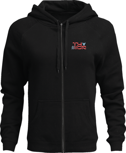 THOR Vantage Zip-Up Hoodie - Black - Large 3050-7229