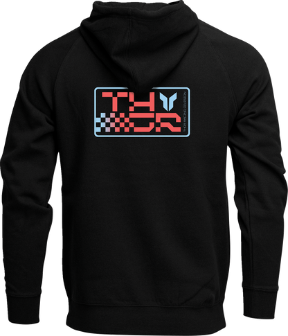 THOR Vantage Zip-Up Hoodie in Black – Part Number 3050-7230, XL