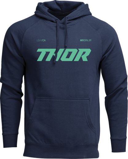 THOR Brave Pullover Hoodie - Navy - 3XL, Part Number 3050-7242