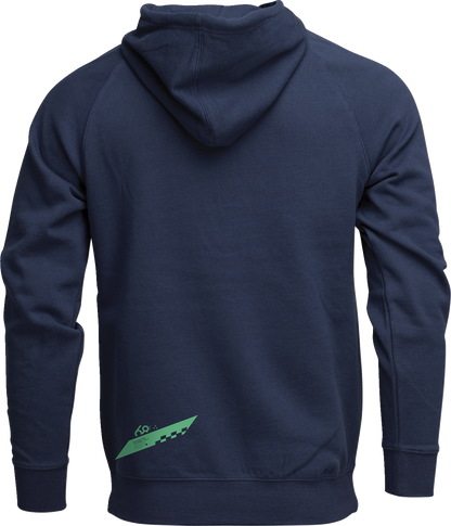 THOR Brave Pullover Hoodie - Navy 4XL - Heavyweight 70% Cotton / 30% Polyester with Screen Printed Graphics