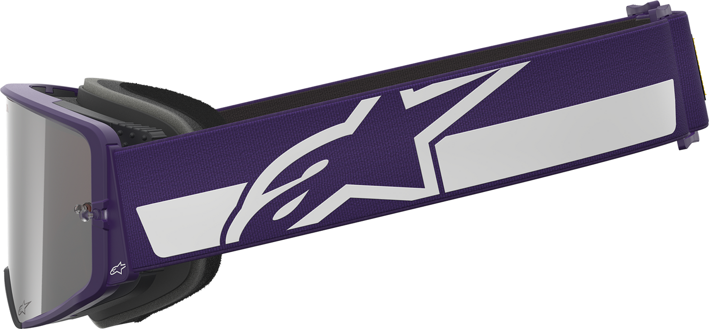 Alpinestars Gogglessupertech Goggle - Hunta 96 XXV - Purple/White with Silver Mirror Lens, Part 5101226-3168