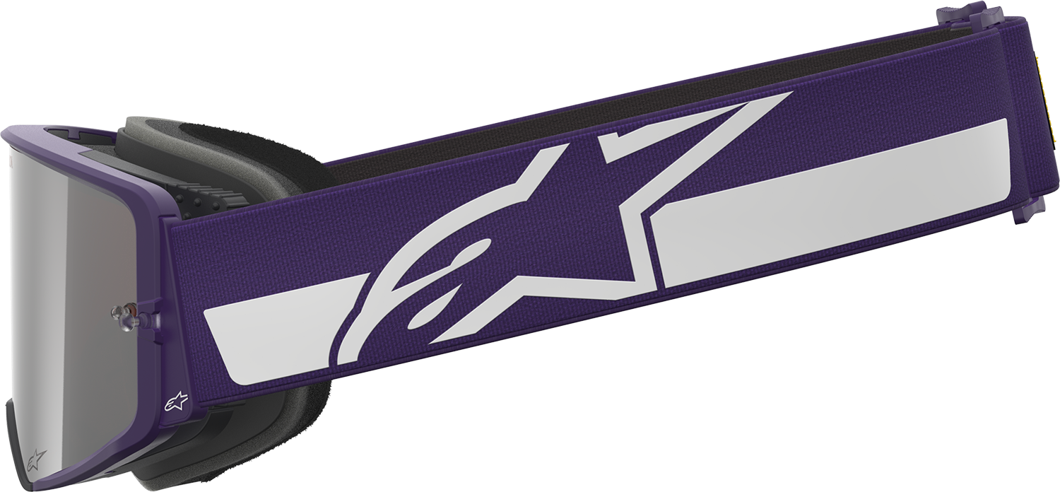 Alpinestars Gogglessupertech Goggle - Hunta 96 XXV - Purple/White with Silver Mirror Lens, Part 5101226-3168