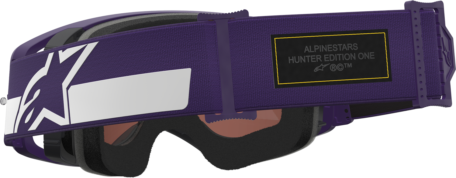 Alpinestars Gogglessupertech Goggle - Hunta 96 XXV - Purple/White with Silver Mirror Lens, Part 5101226-3168