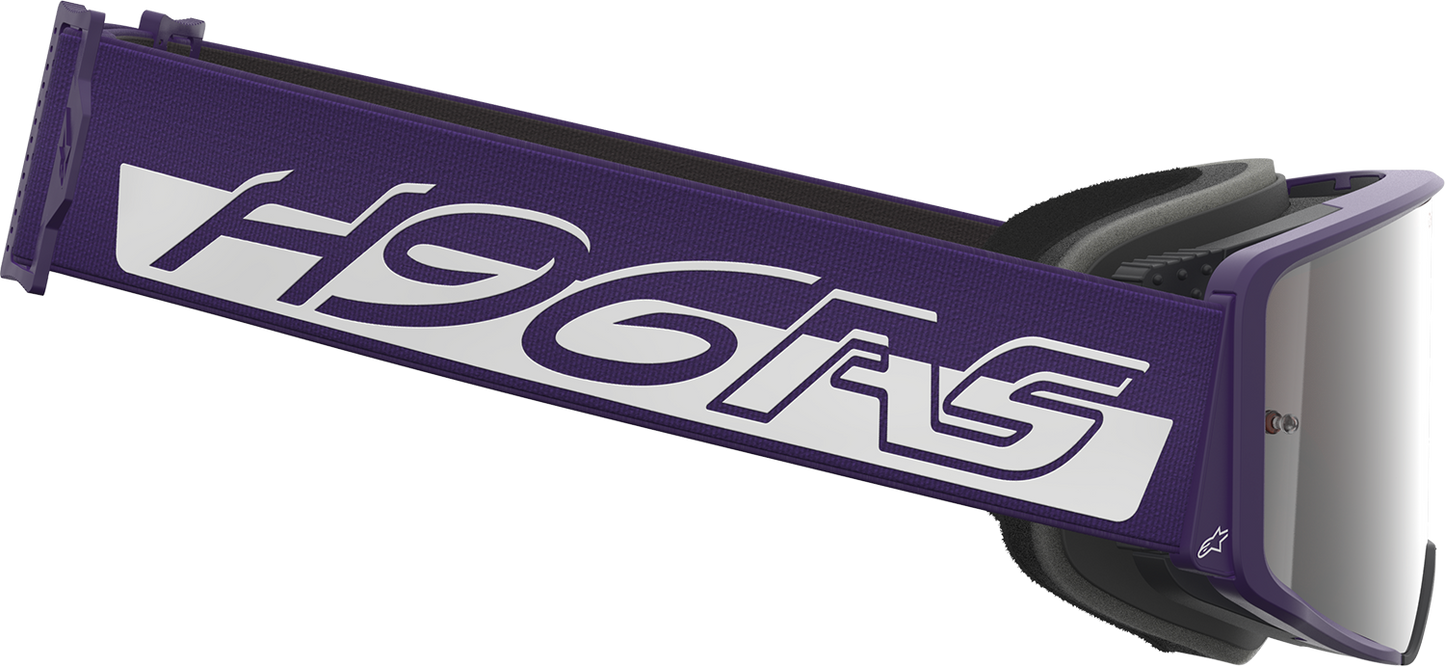 Alpinestars Gogglessupertech Goggle - Hunta 96 XXV - Purple/White with Silver Mirror Lens, Part 5101226-3168