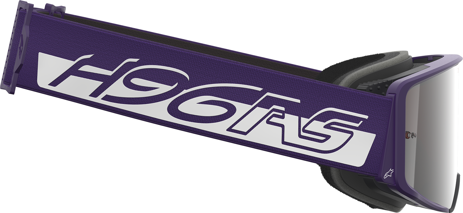 Alpinestars Gogglessupertech Goggle - Hunta 96 XXV - Purple/White with Silver Mirror Lens, Part 5101226-3168