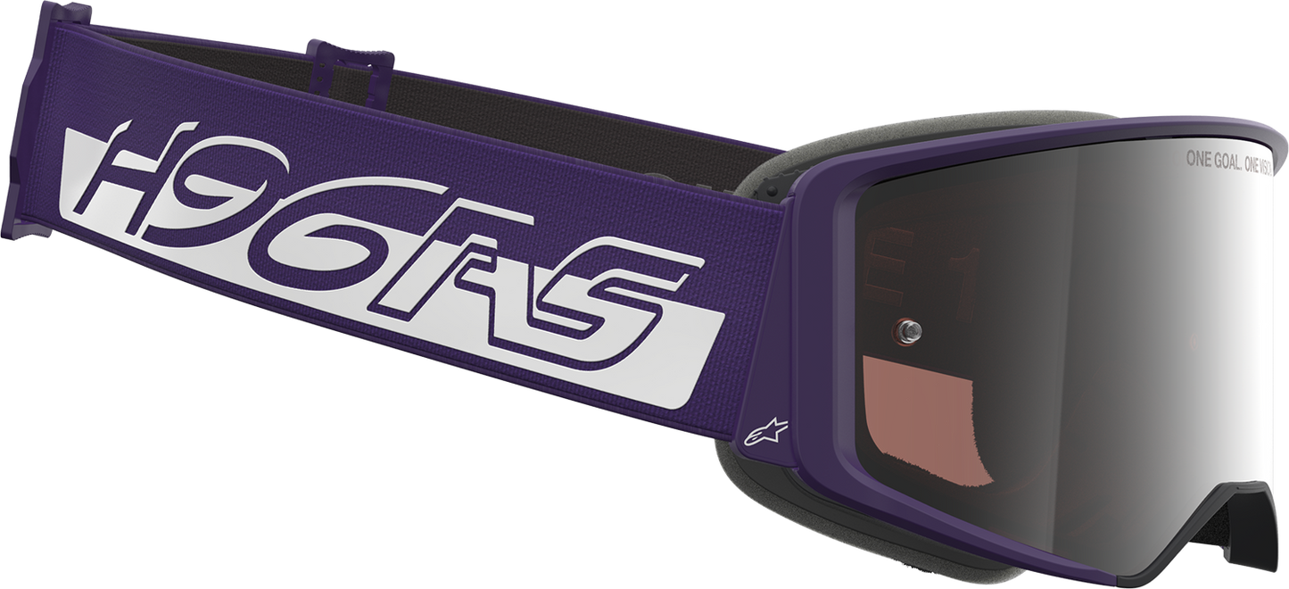 Alpinestars Gogglessupertech Goggle - Hunta 96 XXV - Purple/White with Silver Mirror Lens, Part 5101226-3168