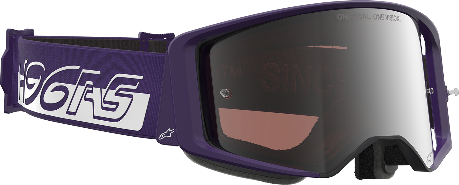 Alpinestars Gogglessupertech Goggle - Hunta 96 XXV - Purple/White with Silver Mirror Lens, Part 5101226-3168