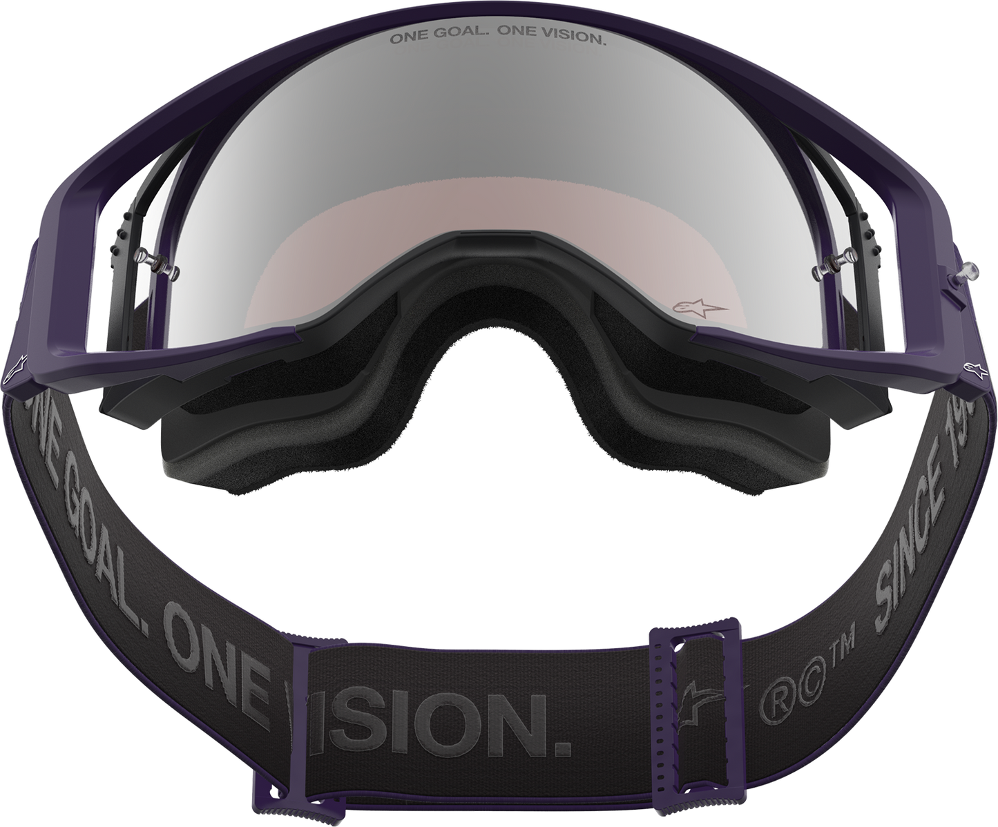 Alpinestars Gogglessupertech Goggle - Hunta 96 XXV - Purple/White with Silver Mirror Lens, Part 5101226-3168