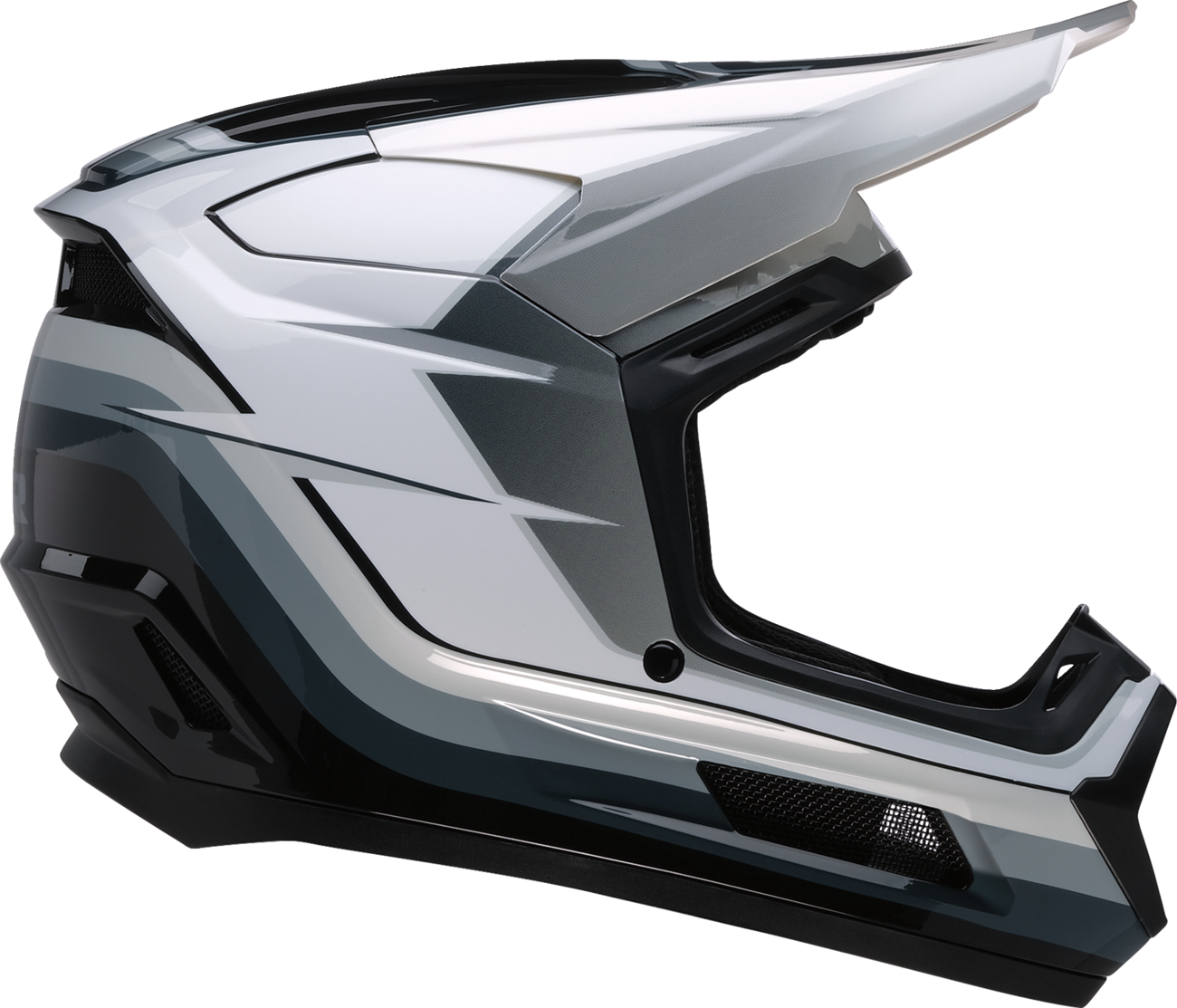 Z1R Youth Dirt Maxx Helmet Vortex Black/White/Gray Medium - Part 0111-1726