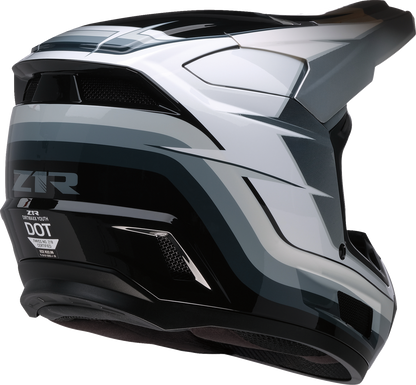 Z1R Youth Dirt Maxx Helmet Vortex Black/White/Gray Medium - Part 0111-1726