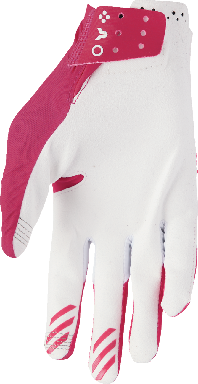 THOR Sportmode Iconic Gloves Large - Pink | Part Number 3330-8280