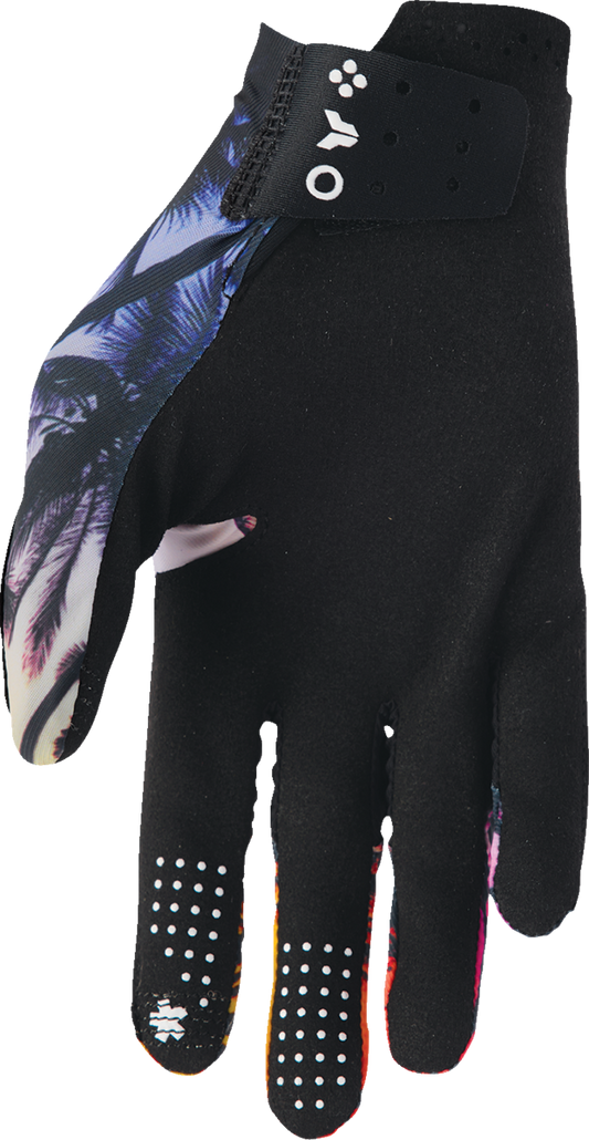 THOR Sportmode Palms Gloves - Black, Small - Part No. 3330-8284