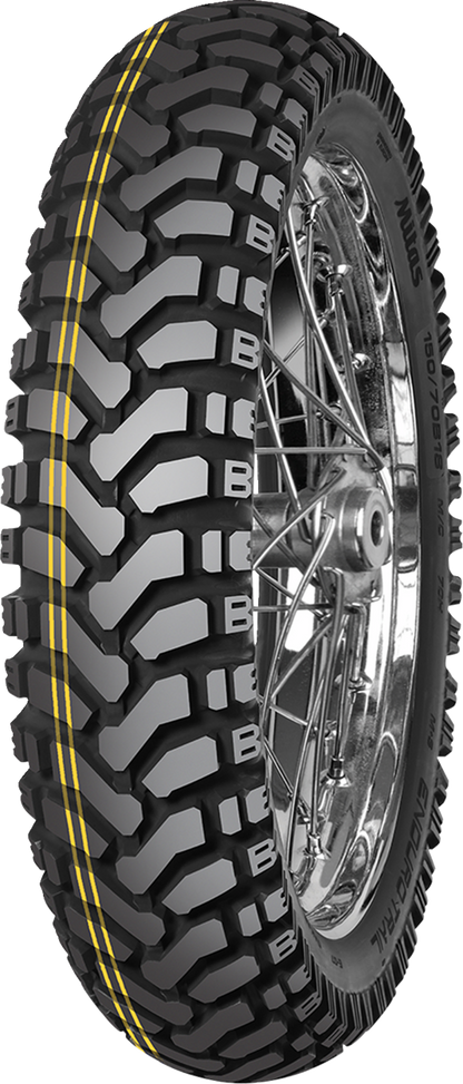 MITAS Enduro Trail Dakar Rear Tire 150/70B17 69H - Versatile Dual Sport Motorcycle Tire