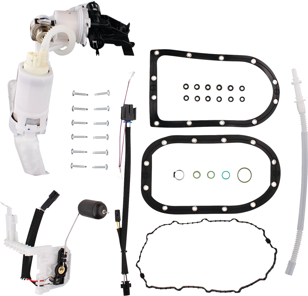 ALL BALLS Fuel Pump Module Assembly for Dyna 47-1097 - Replacement Fuel Pump with Housing and Hardware