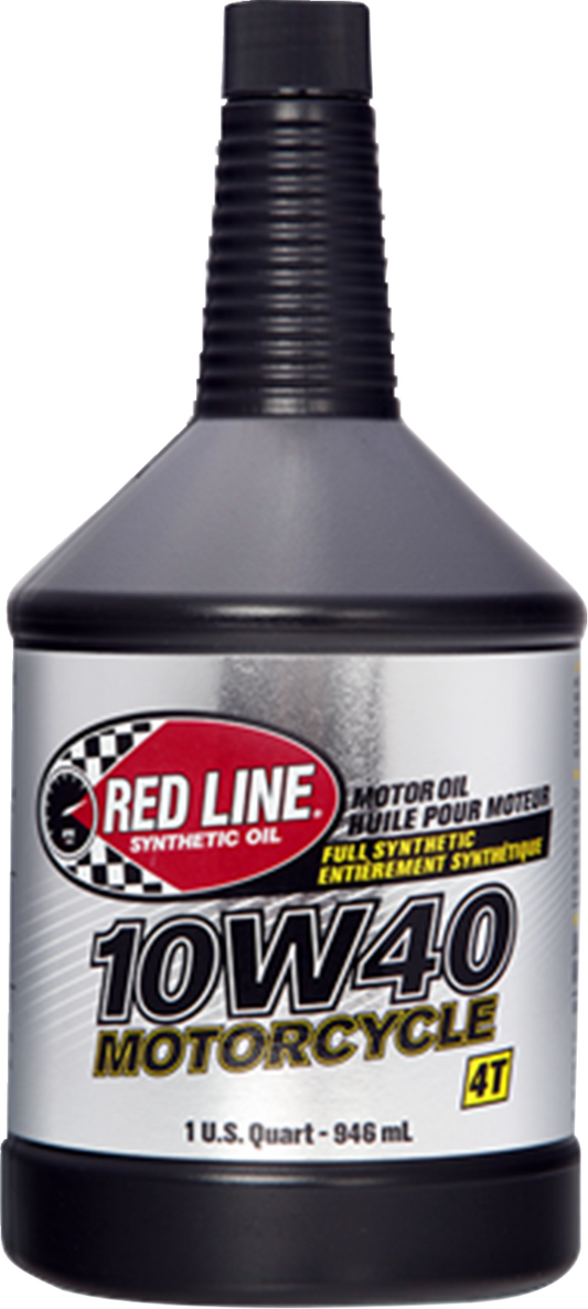 Red Line Synthetic Oil 10W40 Motor Oil - Part #42404, 1 Quart
