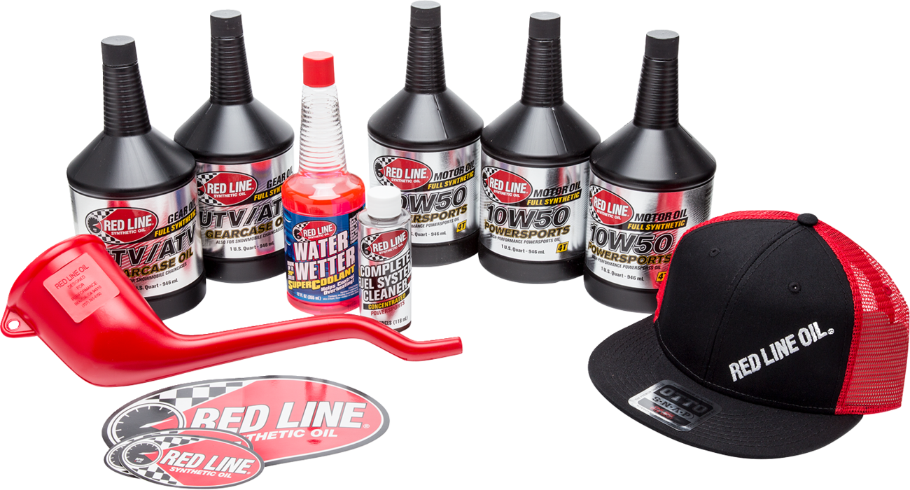 Red Line Synthetic Oil UTV/ATV Powerpack - 10W50 (Part #90220) for Polaris Vehicles