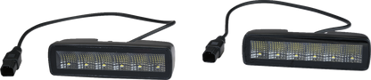 MOOSE OFFROAD 6-Inch LED Mini Light Bar MSE-LPKITM with Flood Beam and Mounting Kit