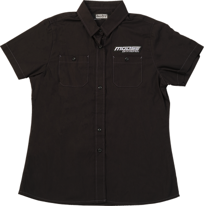 Moose Offroad Women's Shop Shirt - Black, Part Number MRS01S7BCHXR