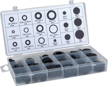 MOOSE OFFROAD Q15-6060 125-Piece Rubber Grommet Assortment Kit