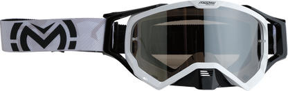 Moose Offroad XCR Goggle - White/Black with Smoke Lens - Part 2601-3167