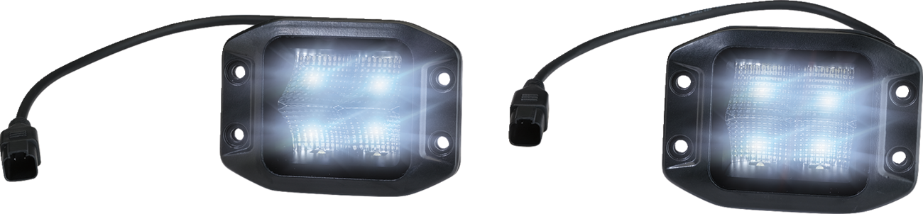 Moose Offroad MSE-LPKITF LED Flush Mount Light Pods Kit