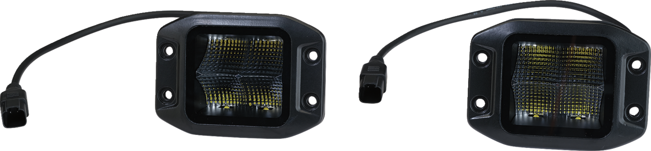 Moose Offroad MSE-LPKITF LED Flush Mount Light Pods Kit