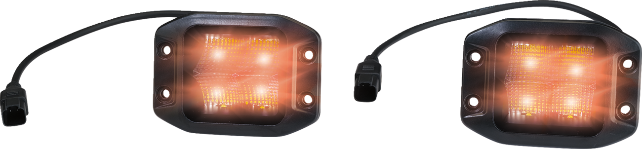 Moose Offroad MSE-LPKITFA LED Flush Mount Light Pods Kit