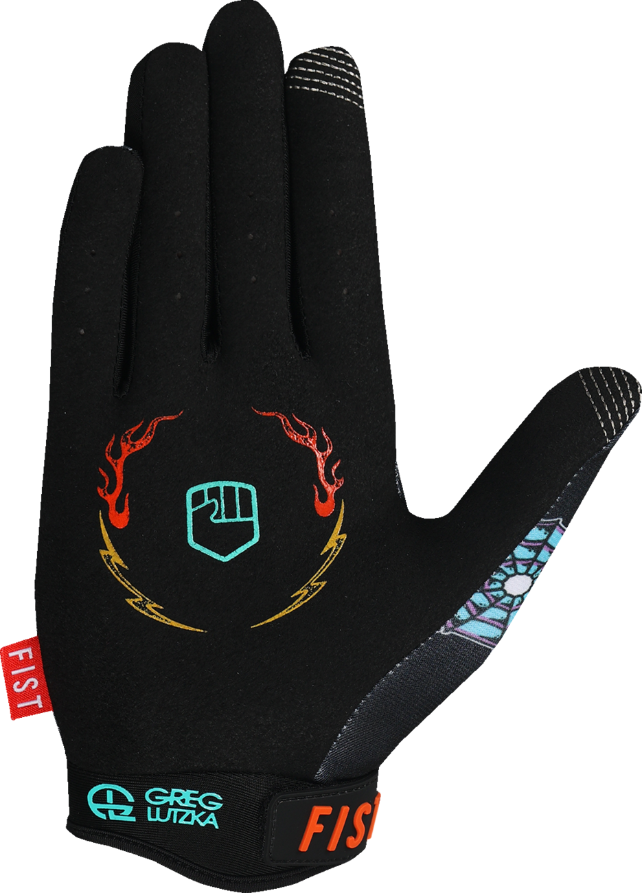 FIST HANDWEAR Strapped Greg Lutzka Red Label Panther Gloves - Medium F-GS-01435-M