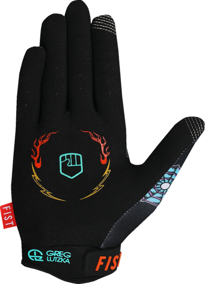FIST HANDWEAR Strapped Greg Lutzka Red Label Panther Gloves - Medium F-GS-01435-M