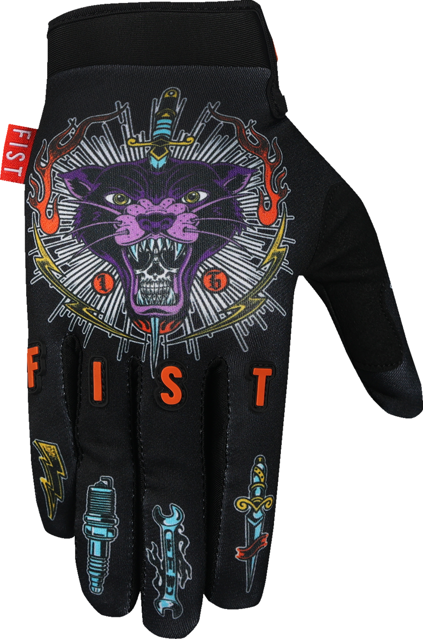 FIST HANDWEAR Strapped Greg Lutzka Red Label Panther Gloves - XS F-GS-01435-XS