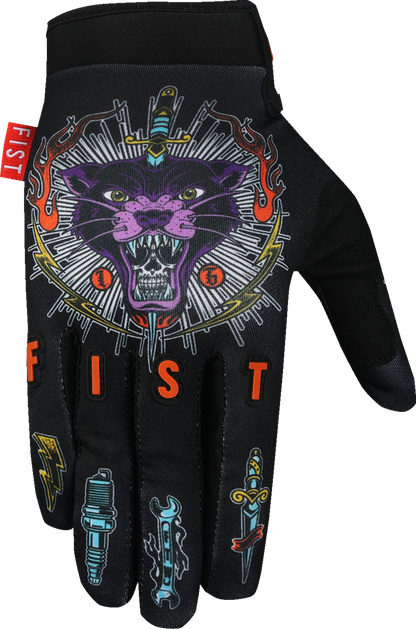 FIST HANDWEAR Strapped Greg Lutzka Red Label Panther Gloves - XS F-GS-01435-XS