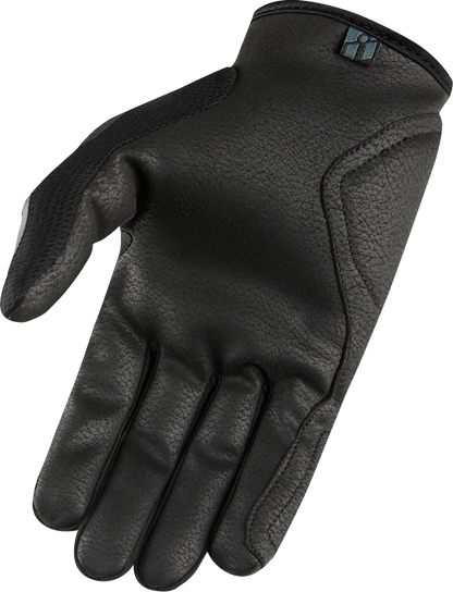 ICON Hooligan Crestfallen™ Gloves 3XL - Black with Synthetic Leather and Mesh Backhand