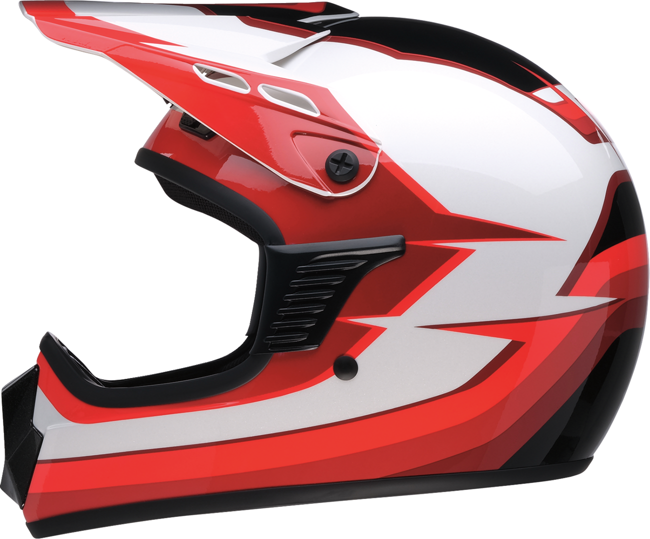 Z1R Child Dirt Maxx Helmet - Vortex Red/White, S/M (Part No. 0111-1741)