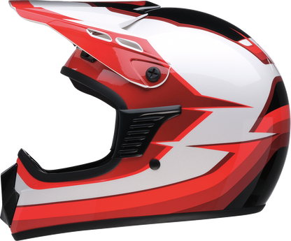Z1R Child Dirt Maxx Helmet - Vortex Red/White, S/M (Part No. 0111-1741)