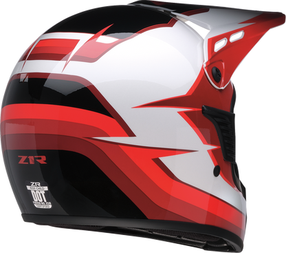Z1R Child Dirt Maxx Helmet - Vortex Red/White, S/M (Part No. 0111-1741)
