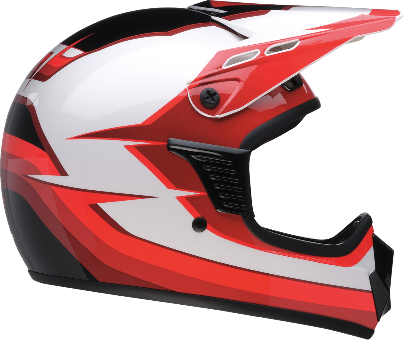 Z1R Child Dirt Maxx Helmet - Vortex Red/White, S/M (Part No. 0111-1741)