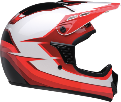Z1R Child Dirt Maxx Helmet - Vortex Red/White, S/M (Part No. 0111-1741)