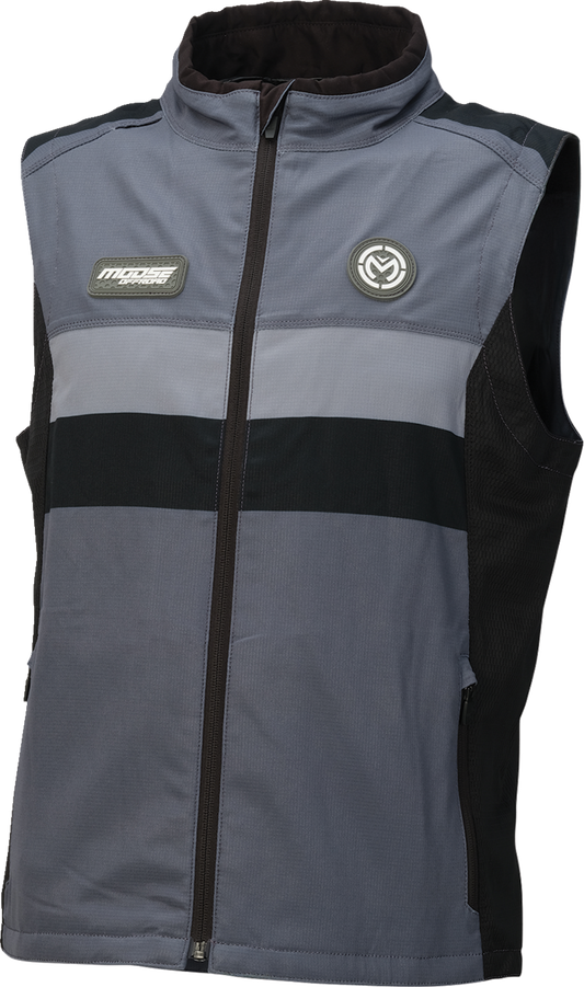 MOOSE OFFROAD Moto Vest - Gray/Black - XS (Part Number 2830-0760)