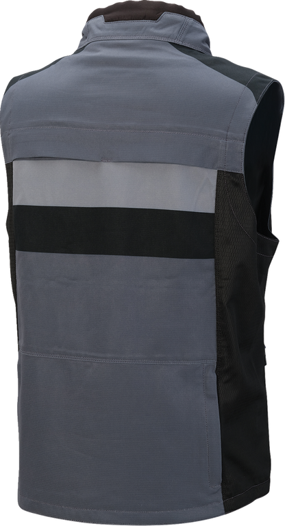 MOOSE OFFROAD Moto Vest - Gray/Black - XS (Part Number 2830-0760)
