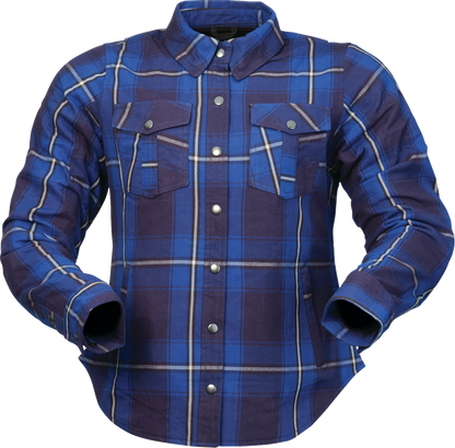 Z1R Women's Ashwood Flannel Jacket - Blue, Part Number 2822-1858