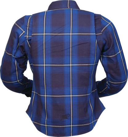 Z1R Women's Ashwood Flannel Jacket - Blue, Part Number 2822-1858