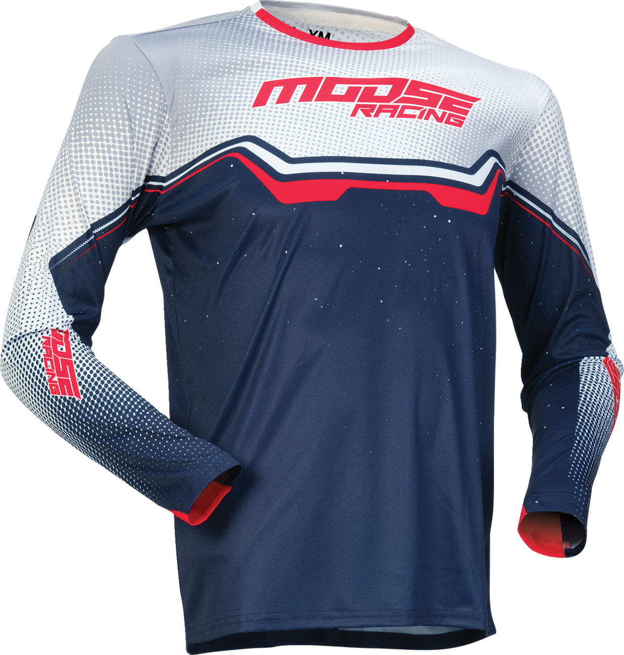 MOOSE OFFROAD Youth Qualifier® Jersey - Red/White/Blue - Small (Part #2912-2627)