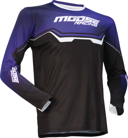 MOOSE OFFROAD Youth Qualifier® Jersey - Purple/Black/White, Large (Part #2912-2635)
