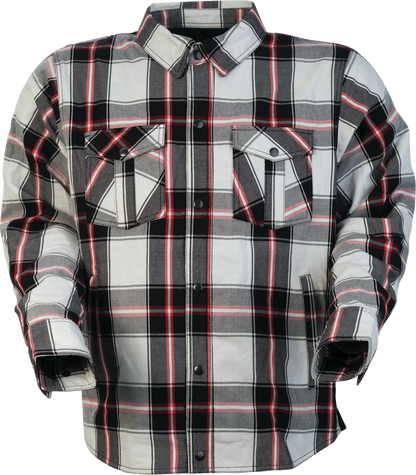 Z1R Ashwood Flannel Jacket - Red, Size XL, Part No. 2820-7678
