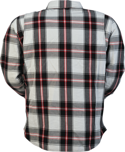 Z1R Ashwood Flannel 4XL by Z1R with Removable Shoulder and Elbow Pads