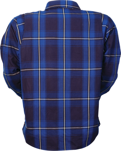 Z1R Ashwood Flannel Jacket in Blue - 3XL, Part Number 2820-7664