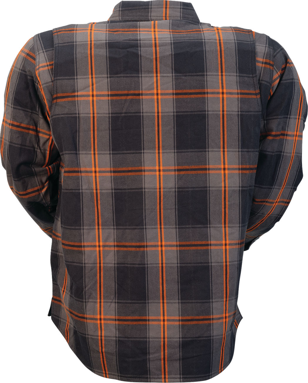 Z1R Ashwood Flannel Jacket - Orange, Small - Reinforced with Aramid Fiber, YKK® Zipper, and Concealed Carry Pockets